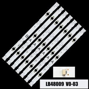 LED 백라이트 스트립, KDL-48W650D 48WD653 48W655D LB48009 V0_03 E465853 NS6S480DND02 M30900 LSY480WN02-301 LSY480HN02-F02