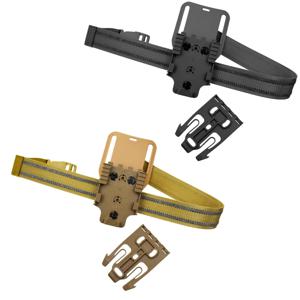 전술 드롭 다리 홀스터 QLS 19 22 중저 벨트 홀스터 루프 범용 권총 홀스터 사냥을위한 Elactic 허벅지 스트랩