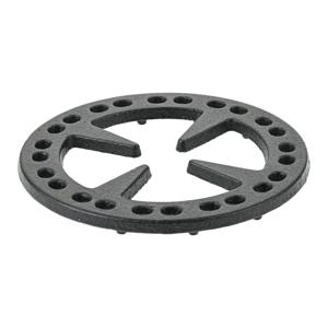 5In 주철 가스 링 감속기 플랫 냄비 랙 에스프레소 메이커 커피 모카 가스 스토브 쿠커 용 터키 커피 포트 지원 링에 적합