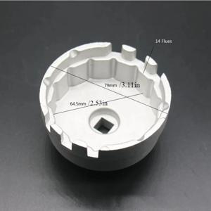 Toyota Prius Corolla Rav4 Lexus 자동차 액세서리 자동 수리 부품 용 전문 알루미늄 자동차 오일 필터 렌치 Hattype 렌치