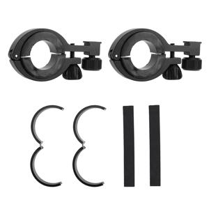 알루미늄 합금 자전거 램프 브래킷 마운트, 실용적인 자전거 램프 지지대 랙, 경량 안전 사이클링 교체 용품, 2 개