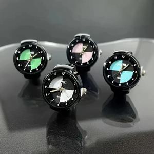 새로운 패션 크리 에이 티브 반지 시계 남성과 여성 커플 손가락 시계