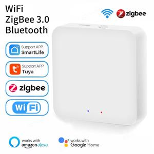 Tuya ZigBee 3.0 다중 모드 게이트웨이/Tuya Bluetooth 게이트웨이 스마트 홈 무선 원격 제어는 Alexa Google 홈과 협력합니다.