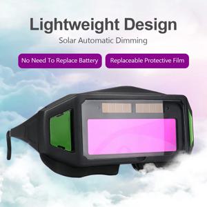 TIG MIG MMA용 자동 차광 안경, 전문 용접 안경 고글, 용접 장비, 1 개