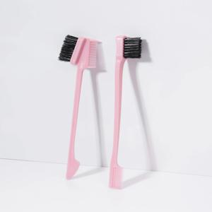 여성용 엣지 컨트롤 브러시, 헤어 엣지 및 눈썹 스타일링에 적합, 실제 헤어 가발에 특제, 2 개