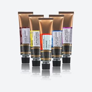 한국 미젤로 미션 골드 튜브 수채화 페인트, 시리즈 A/B, 아티스트용 울트라 선명한 순수 아쿠아렐라 안료, 15ml