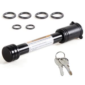 견인 트럭 보트 자전거용 히치 리시버 핀 잠금 장치, 2 인치 리시버 트레일러 리시버 잠금 장치, 5/8 인치 핀, 덜컹거림 방지 O-링