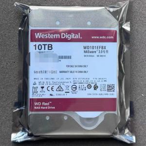 WD 10TB(WD101EFBX) 레드 디스크 NAS 특수 기계식 하드 디스크 10TB, 고속 음소거, 안정적인 스톨터리, 7200 속도 256캐시