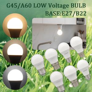 4-20PCS LED 전구 조명 E27 AC DC 12V 24V 48V lampada luz B22 램프 3W 5W 10W 자리 전구 Led 전구 야외 조명