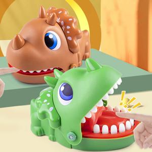 공룡 삼각형 드래곤 물어뜯는 손가락 게임 악어 치아 게임 대화 형 치과 의사 어린이 성인 감압 장난감 장난감