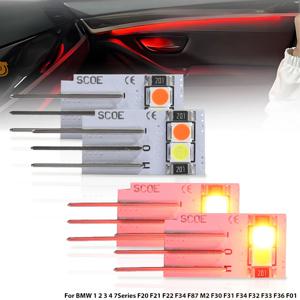 업그레이드 된 도어 패널 주변 조명 BMW F30 F31 F34 F32 F33 F36 F10 F11 F07 F01 F02 X1 M4 LED 도어 핸들 분위기 조명