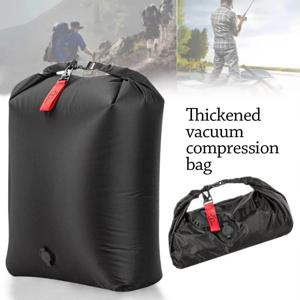 재사용 가능한 여행용 방수 접이식 진공 압축 백, 공간 절약형 방진 여행 가방 진공 보관 백