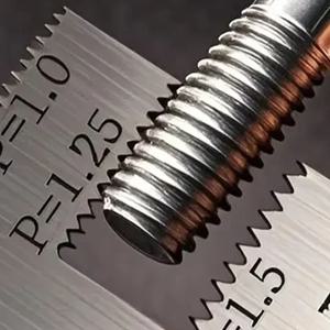 볼트, 너트, 나사산 측정에 이상적인 고정밀 산업 표준 피치 게이지