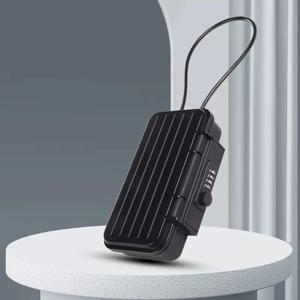 방수 해변 금고 4자리 비밀번호 소형 휴대폰 잠금 상자 탈부착 가능 휴대용 보관함 (야외 여행 캠핑용)