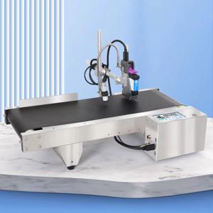 SP130 자동 배치 코드 인쇄 장비 (플라스틱 병, 택배 상자, 종이상자, 우유팩용 컨베이어 벨트 포함)