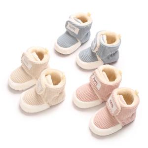 아기 남아 여아 겨울 부츠, 눈에 적합한 부드러운 밑창, 미끄럼 방지 및 따뜻한 플랫 슈즈, 아기 첫 걸음마 신발, 0-18개월