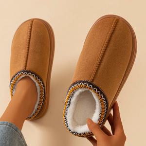 겨울 여성 슬리퍼 부츠 패션 퍼지 모피 안티-슬립 소프트 단독 야외 실내 따뜻한 컴포트 남성 플러시 Houseshoes 커플