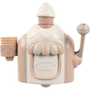 휴대용 아이스크림 거품 만들기 목욕 장난감, 남아 여아 생일 선물용 아이스크림 기계 물놀이 욕실 장난감