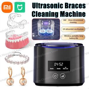 샤오미 휴대용 초음파 세척기 교정기 보석 완전 자동 가정용 세척기 자동 소독 및 딥 클린