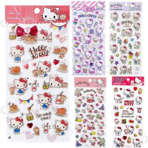 귀여운 산리오 헬로키티 스티커 만화 캐릭터 데스크탑 핸드 어카운트 DIY 재료 스티커 친구 선물 창의적인 주변기기