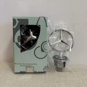 핫 세일 1개 3D 아연 합금 자동차 전면 후드 엠블럼 보닛 라벨 벤츠 C E S 클래스 W204 W205 W212 W213 W220 W222 W223용