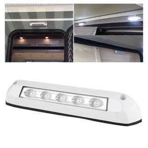1개 12V/24V 듀얼 전압 8W RV LED 라이트 방수 어닝 포치 램프 바 슈퍼 브라이트 모터홈 캠퍼 야외 조명용
