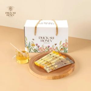 [덕수벌꿀] 국내산 스틱 천연꿀 30/50/100포 아카시아 야생화 밤 중 택 1