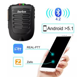 Inrico B01 F22 4G-W2PLUS T320 3G/4G 라디오 용 무선 마이크 REALPTT ZELLO 지원 무선 핸드 헬드 마이크
