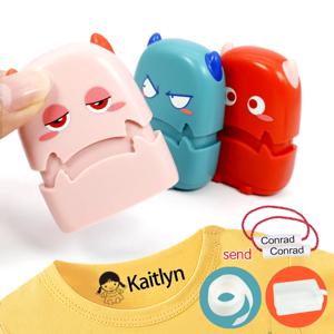 맞춤형 아기 이름 스탬프 DIY 어린이 이름 인감 학생 의류 장 보안 이름 스탬프 스티커를 퇴색하기 쉽지 않음