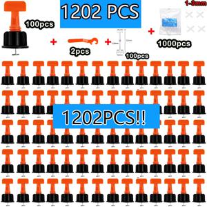 50-1353PCS 바닥 타일 레벨링 시스템 클립 레벨러 조절기 건설 도구 세트 타일 벽 누워 수동 도구 로케이터 스페이서