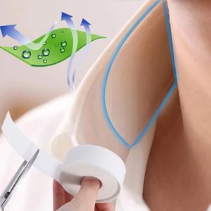 남녀공용 일회용 칼라 보호대 땀 패드, 자체 접착 셔츠, 목 라이너, 땀 얼룩 방지 보호대, 여름 칼라, 8M