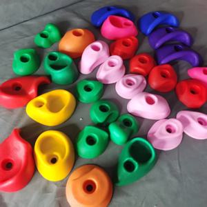 30 개/대 암벽 등반 나무 벽 등반 돌 장난감 어린이 놀이터 게임 손 피트 잡아 그립 키트 야외 실내 게임