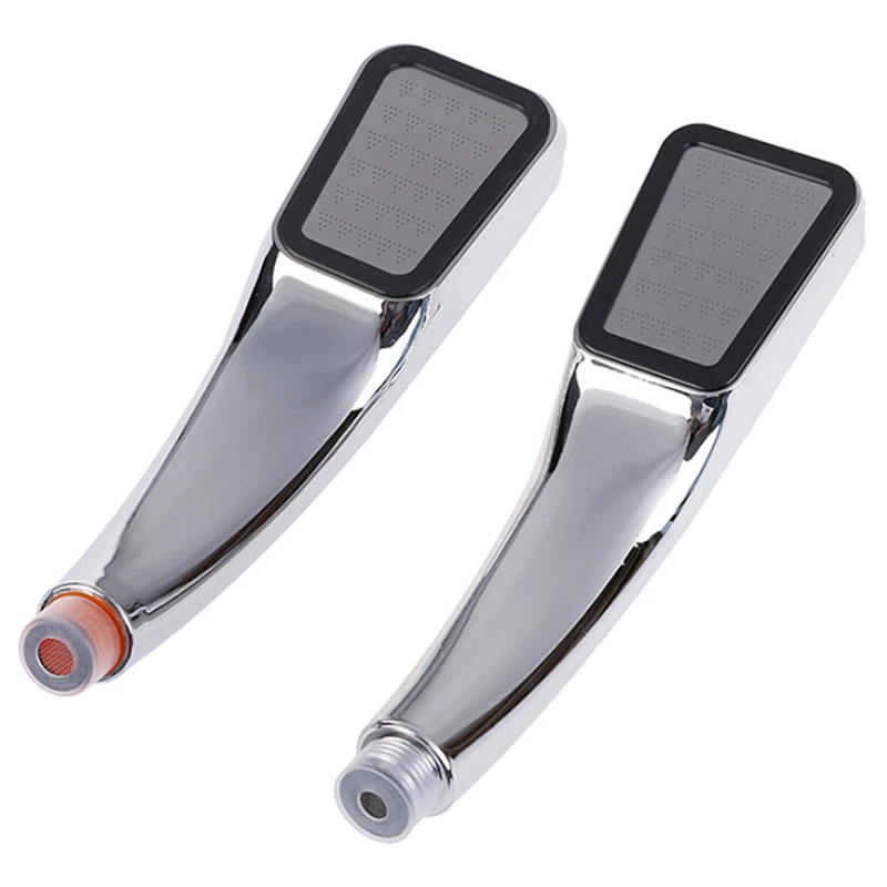 300홀 샤워헤드 고압 레인폴 절수형 크롬 ABS 분사 노즐 사각형 샤워 욕실 액세서리