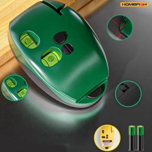 90도 레이저 레벨 전자 적외선 라인 레벨 고정밀 장거리 벽 레벨 도구 배터리 구동 휴대용 측정