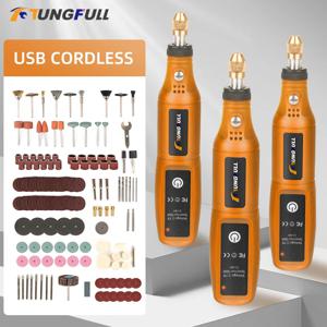 미니 무선 드릴 충전식 연마기, DIY 미니 회전 도구, USB 조각 도구, 드레멜 도구, 미니 조각기