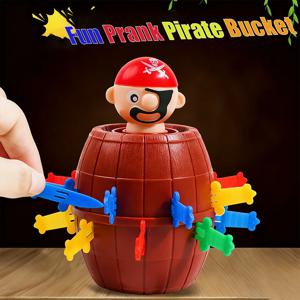 해적 양동이 장난감 트릭 릴리스 해적 양동이 장난감 물총 파티 게임 장난감 재미 있은 가족 테이블 게임 농담 항목 어린이 장난감