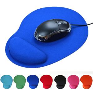 마우스 패드 EVA 지원 손목 밴드 게임용 마우스 패드 솔리드 컬러 마우스 매트 마우스 PC 노트북 용 손목 받침대가있는 편안한 마우스 패드
