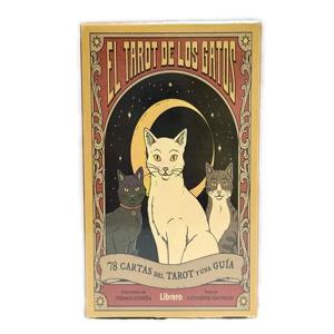 El Tarot De Los Gatos 카드 78 카르타 델 타로 스페인어 에디션 고양이 규칙 지구 운세 데크 Borad 게임