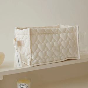 코튼 베이비 기저귀 가방 의류 장난감 보관 바구니 아기 용품 주최자 침구 유아용 침대 기저귀 캐디 기저귀 보관 가방