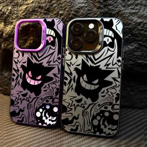 Pokemons Gengar 포켓 몬스터 Anime Coque For Apple iPhone 16e 16 14 15 13 11 Pro Max Plus 12 미니 충격 방지 케이스 전화 커버