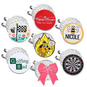 이것은 좋은 개 골프 공 마커 자석 모자 클립 나비 매듭 액세서리 쥬얼리 골프 캡 클립 용품 골퍼 친구를 위한 선물
