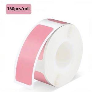 160pcs/Roll 휴대용 방수 라벨 스티커, 12*40mm 자체 접착 다채로운 라벨 스티커 인쇄 가능한 감열지 적합