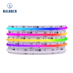COB 720 576 SPI RGB IC LED 라이트 스트립 Ws2811 주소 지정 가능 LED 드림 컬러 DC12V 24V WS2812b 고탄성 FOB FCOB 조명 RA90