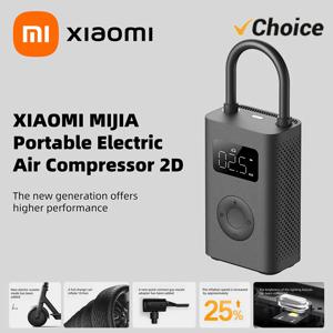새로운 Xiaomi Mijia 풍선 Treasur 공기 압축기 2D 2000mAh 휴대용 팽창기 공기 펌프 2D 자전거 자동차 오토바이 공 -CN