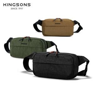 킹슨스 어반 라이드 라이트 슬링 남녀 공용 가슴 가방 소형 크로스바디 백 420D 나일론 방수 미니멀리스트 여행 가방