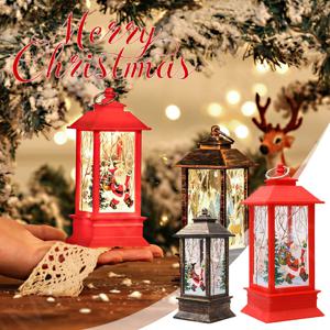 2025년 신규 크리스마스 윈드 램프 눈사람 캔들 테이블 조명 노인용 탁상 장식 크리스마스 파티 선물