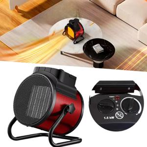 전기 히터 3000W 온도 조절기 빠른 가열 2000W 3단계 조절 공기 워머 라디에이터 룸 히터 과열 방지 가정용 워머