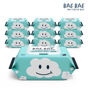 BAEBAE(베베) 아기물티슈 비데용 55gsm 캡형 30매 10팩