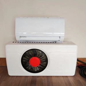 트럭용 분리형 캐빈 트윈 로터 컴프레서 에어컨 시스템 24V 주차 에어컨