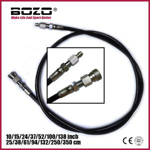 HPA 충전 호스 원격 채우기 채찍 긴 마이크로 라인 호스 파이프 확장 암수 끝 8mm 빠른 단로기